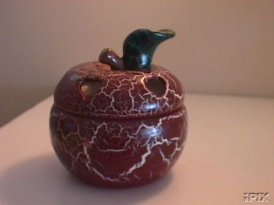 Ceramic Apple Cannister